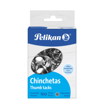 CHINCHETAS PELIKAN CON 100 NIQUELADO
