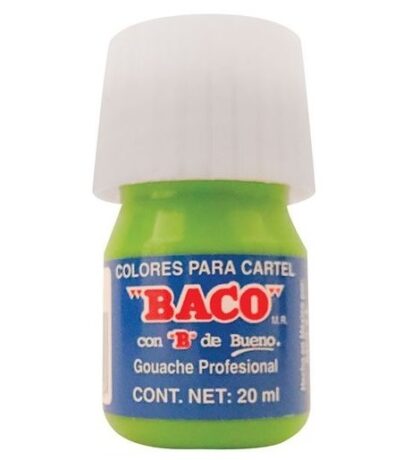 PINTURA CARTEL BACO 20ML 62 VERDE AMARILLE