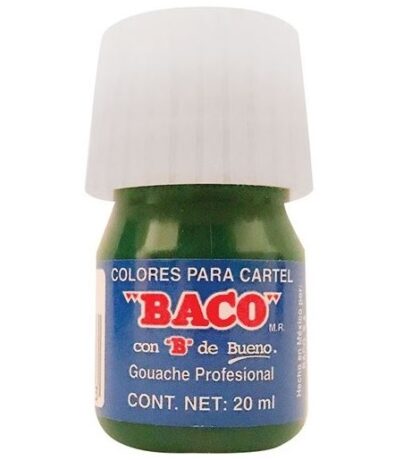 PINTURA CARTEL BACO 20ML 63 VERDE ESMERAL