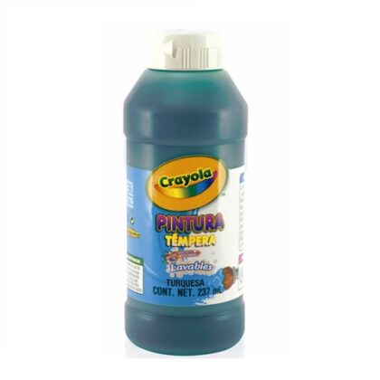 PINTURA TEMPERA CRAYOLA 237ML AZUL TURQUESA