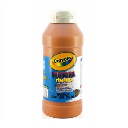 PINTURA TEMPERA CRAYOLA 237ML NARANJA