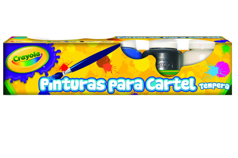 PINTURA TEMPERA CRAYOLA CON 6 59ML CON U