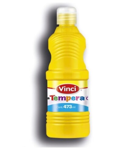 PINTURA TEMPERA VINCI 473ML AMARILLO