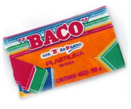 PLASTILINA MARQUETA BACO B-180 NARANJA