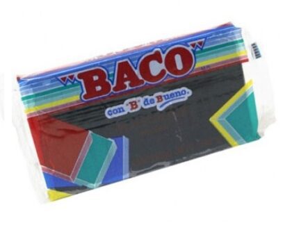 PLASTILINA MARQUETA BACO B-180 NEGRO