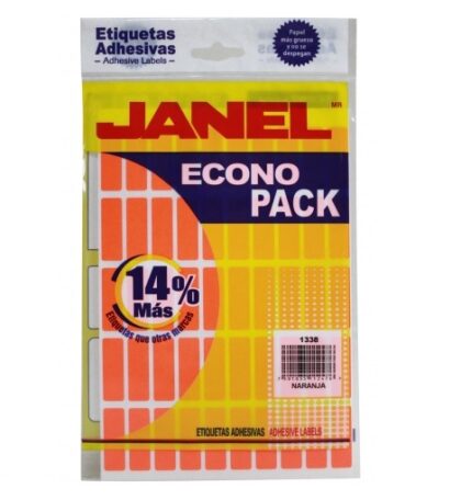 ETIQUETA JANEL ECO NO.6 NJ 13X38 CON 400