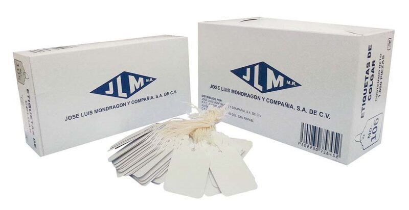 ETIQUETAS DE COLGAR JLM NO.103 CON 100 PZ