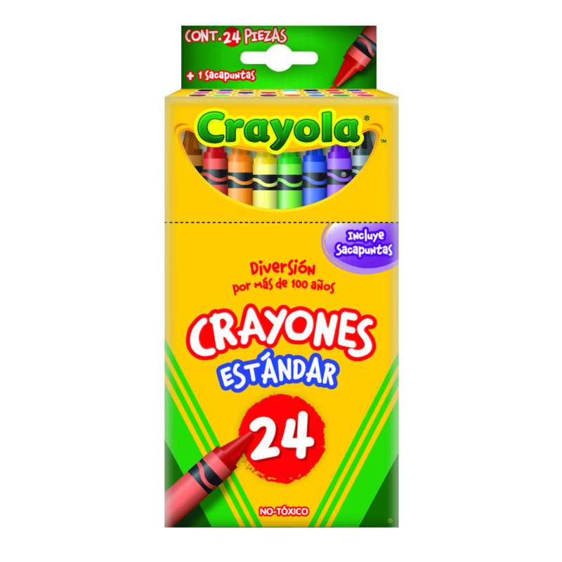 CRAYONES CRAYOLA REGULAR REDONDO CON 24