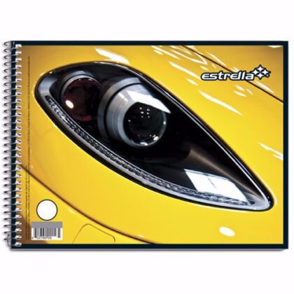 CUADERNO FORMA ITALIANA ESPIRAL ESTRELLA 7M 100 HOJAS
