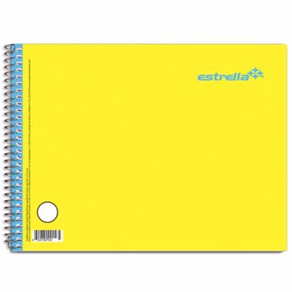 CUADERNO FORMA ITALIANA ESPIRAL ESTRELLA D.RAY 100 HOJAS
