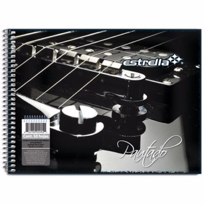 CUADERNO PAUTADO FORMA ITALIANA CON ESPIRAL ESTRELLA 50 HOJAS