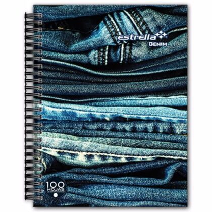 CUADERNO PROFESIONAL DOBLE ARILLO ESTRELLA RAYA 100 HOJAS