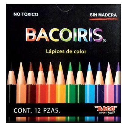LÁPICES COLORES BACOIRIS REDON CORT CON 12