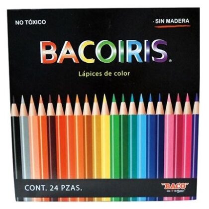 LÁPICES COLORES BACOIRIS REDON LARG CON 24