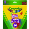 LAPICES COLORES CRAYOLA REDONDO C/24