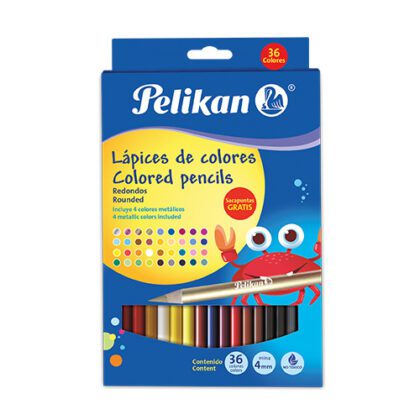 LÁPICES COLORES PELIKAN REDON LARGO CON 36