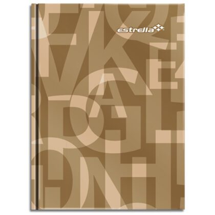 LIBRETA FORMA FRANCESA PASTA DURA ESTRELLA CON INDICE 96H