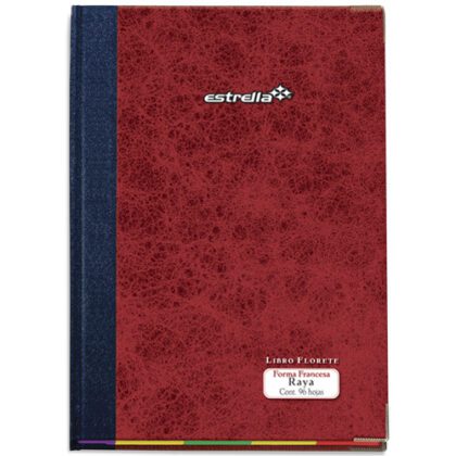 LIBRO FLORETE FORMA FRANCESA ESTRELLA RAYA 96H