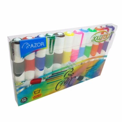 PLUMON AQUARELO GRIP C/12 COLORES