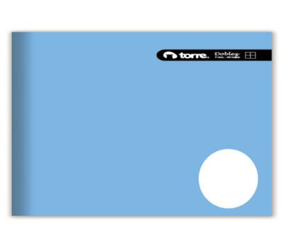 CUADERNO FORMA ITALIANA COSIDO TORRE BLANCO 100 HOJAS