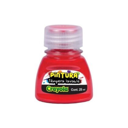 PINTURA CARTEL CRAYOLA 25ML ROJO