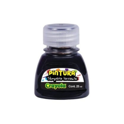 PINTURA CARTEL CRAYOLA 25ML NEGRO