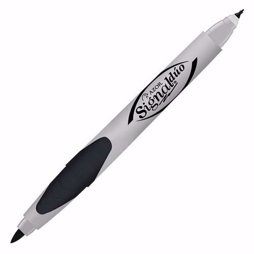 MARCADOR PERM SIGNAL DUO NEGRO