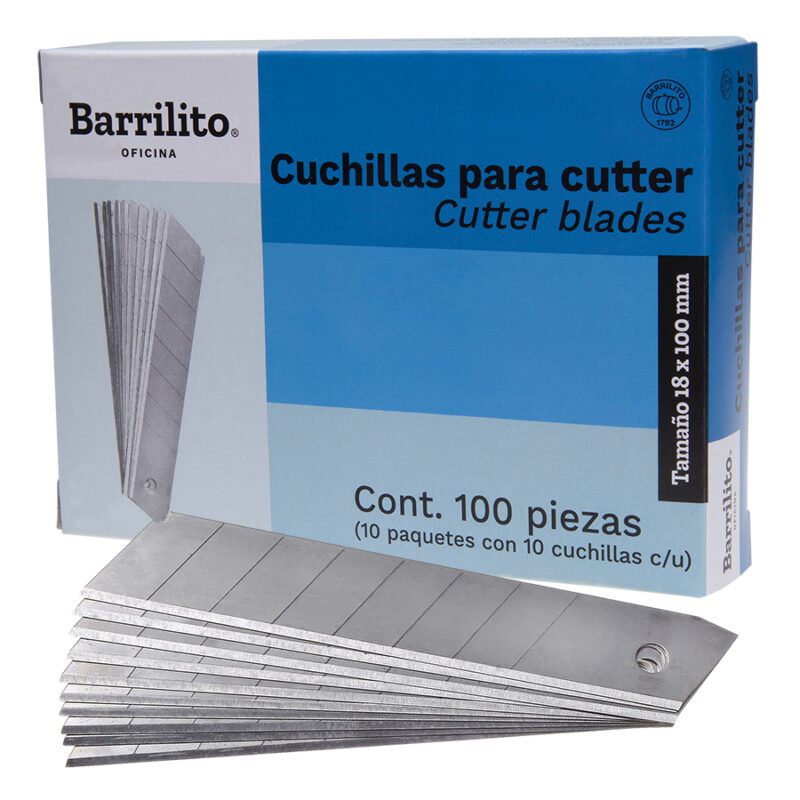 NAVAJA REPUESTO CUTTER BARRILITO GDE CON 10
