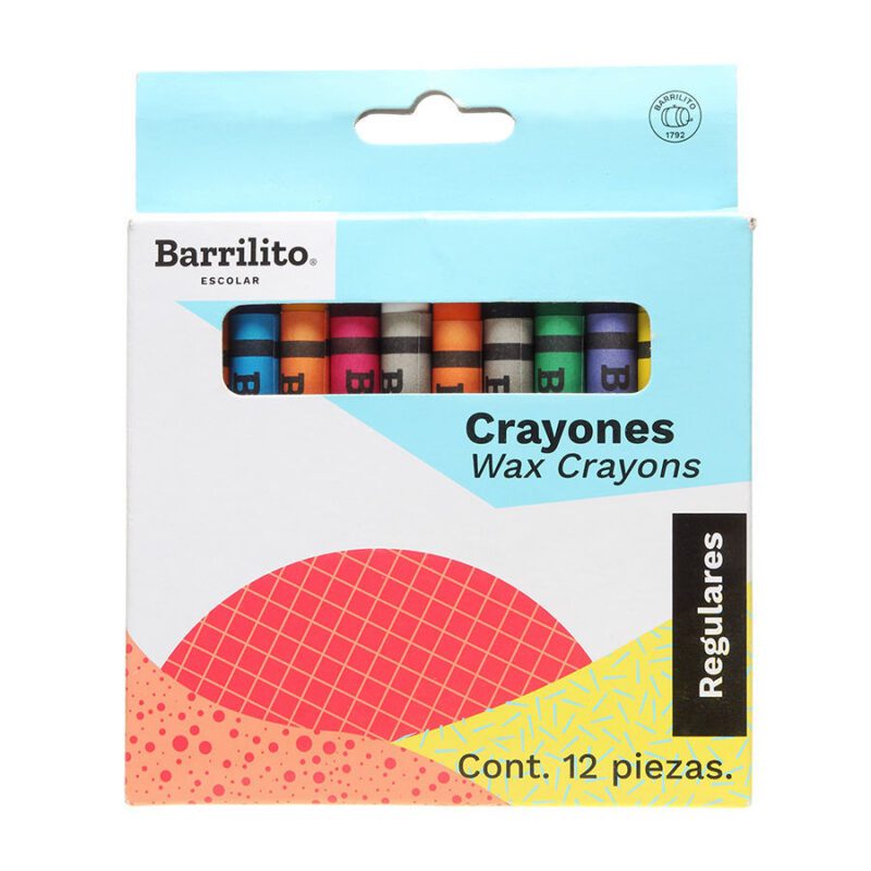 CRAYONES BARRILITO 12R REG REDON CON 12