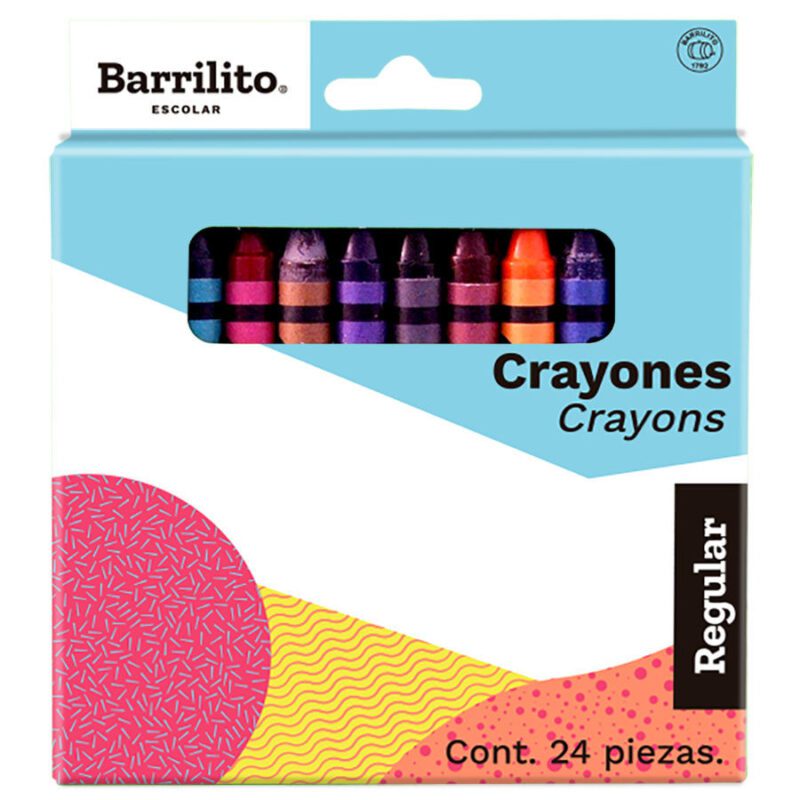 CRAYONES BARRILITO 24R REG REDON CON 24