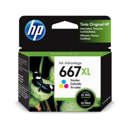 TINTA HP 667XL 3YM80AL TRICOLOR