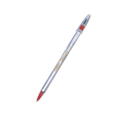 BOLIGRAFO BIC DIAMANTE FINO 0.8MM ROJO