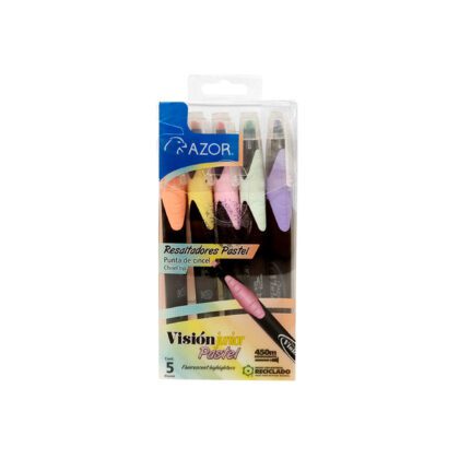 RESALTADOR VISION JUNIOR AZOR PASTEL CON 5 P