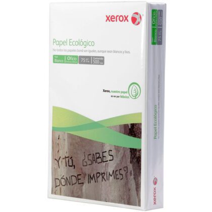 PAPEL BOND XEROX ECO OFICIO 75G PAQUETE CON 500 HOJAS