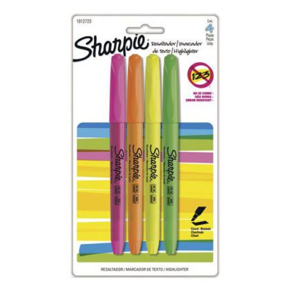 RESALTADOR BEROL SHARPIE ACCENT POCKET CON 4