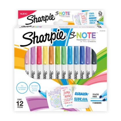 RESALTADOR BEROL SHARPIE CON 12 PASTEL