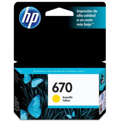 TINTA HP CZ116AL / 670 AMARILLO