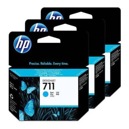 TINTA HP CZ134A / 711 CIAN PACK 3