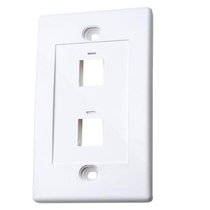 TAPA PARA CAJA PARED INTELLINET PARA 2 PUERTOS