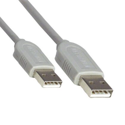 CABLE USB MANHATTAN A-A V1.1, 1.8M GRIS