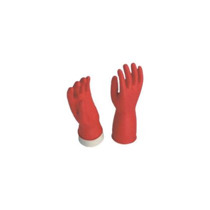 GUANTES DE HULE ADEX NO.8 ROJO