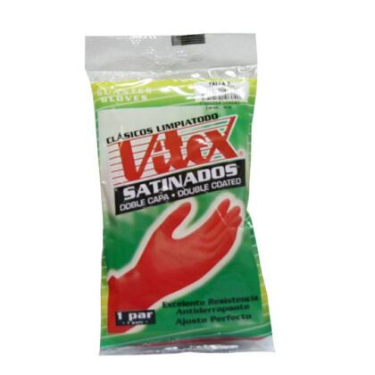 GUANTES HULE VITEX GUA0012GV NO.8 ROJO