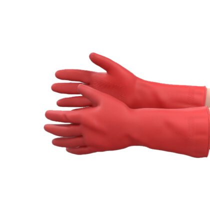 GUANTE DE LATEX CH 1 PAQ. CON 1 PAR ROJO