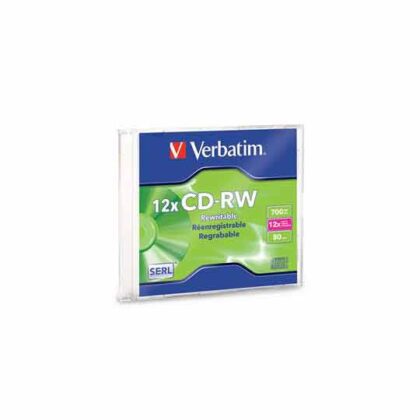 CD-RW VERBATIM 95161 80MIN/700MB INDIVID