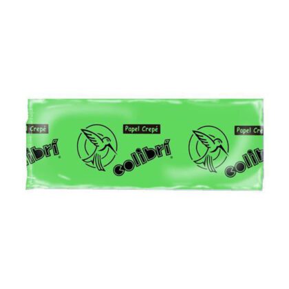 PAPEL CREPE COLIBRI 50CMX2MT VDE LIM/BAJ