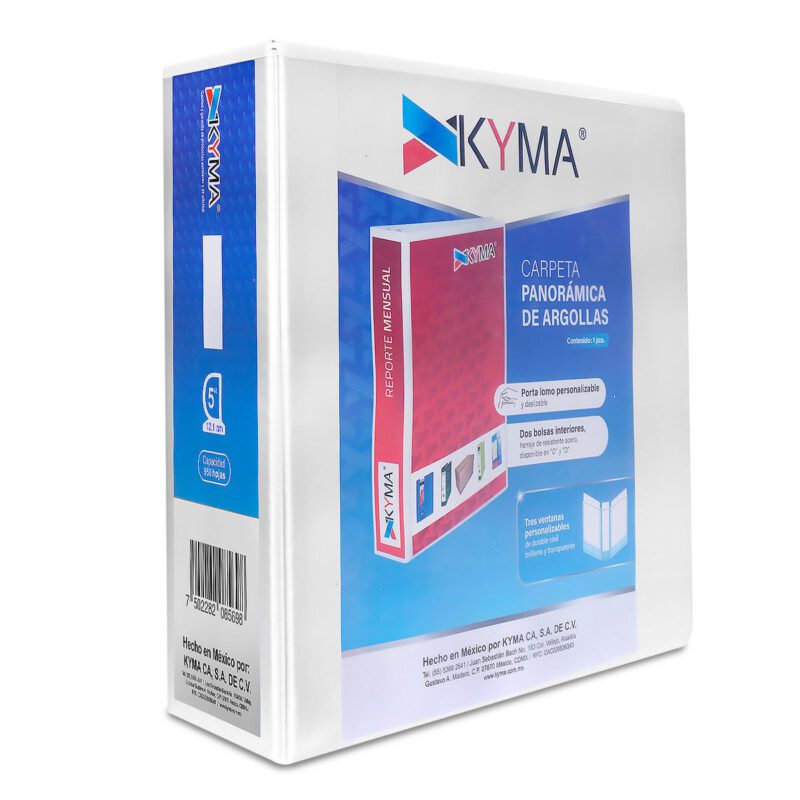 CARPETA KYMA V BLANCA PARA 950HJ "D" 5"