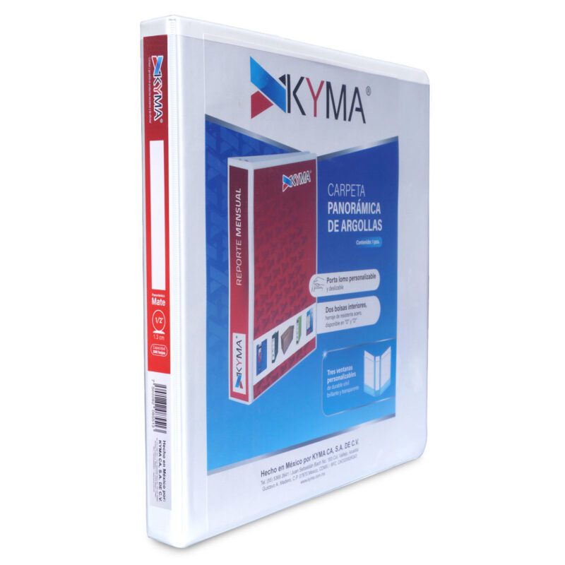 CARPETA KYMA V BLANCA PARA 90HJ "O"0.5"