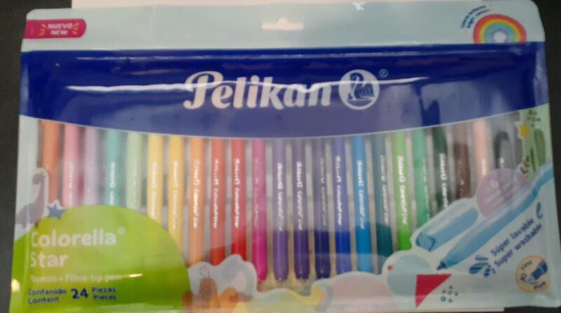 PLUMÍN PELIKAN COLORELLA STAR EST CON 24