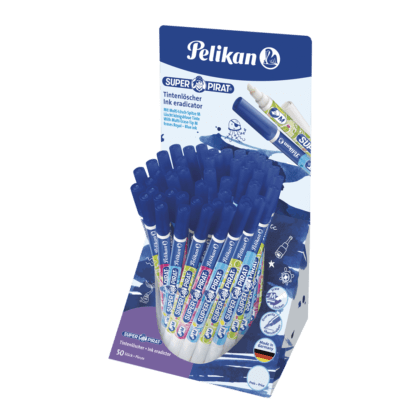 BOLIGRAFO BORRABLE PELIKAN SUPER PIRA AZUL