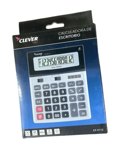 CALCULADORA CLEVER ESCR 12 DI CF-9112